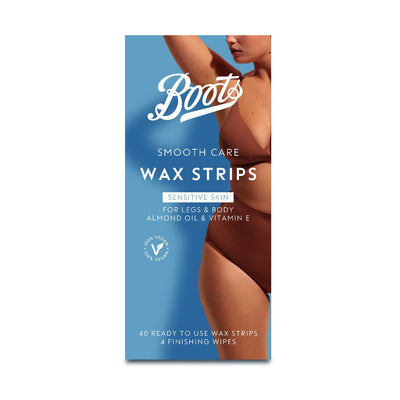 Boots Boots Smooth Care Sensitive Legs And Body Wax Strips 40s- Buy online at McGrocer