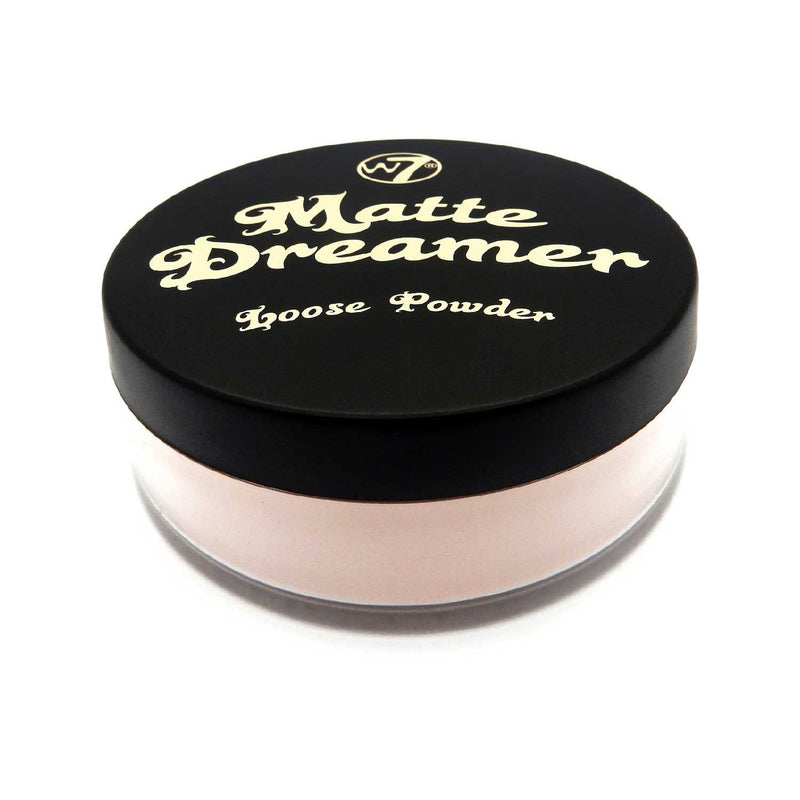 W7 loose powder for setting makeup - British product