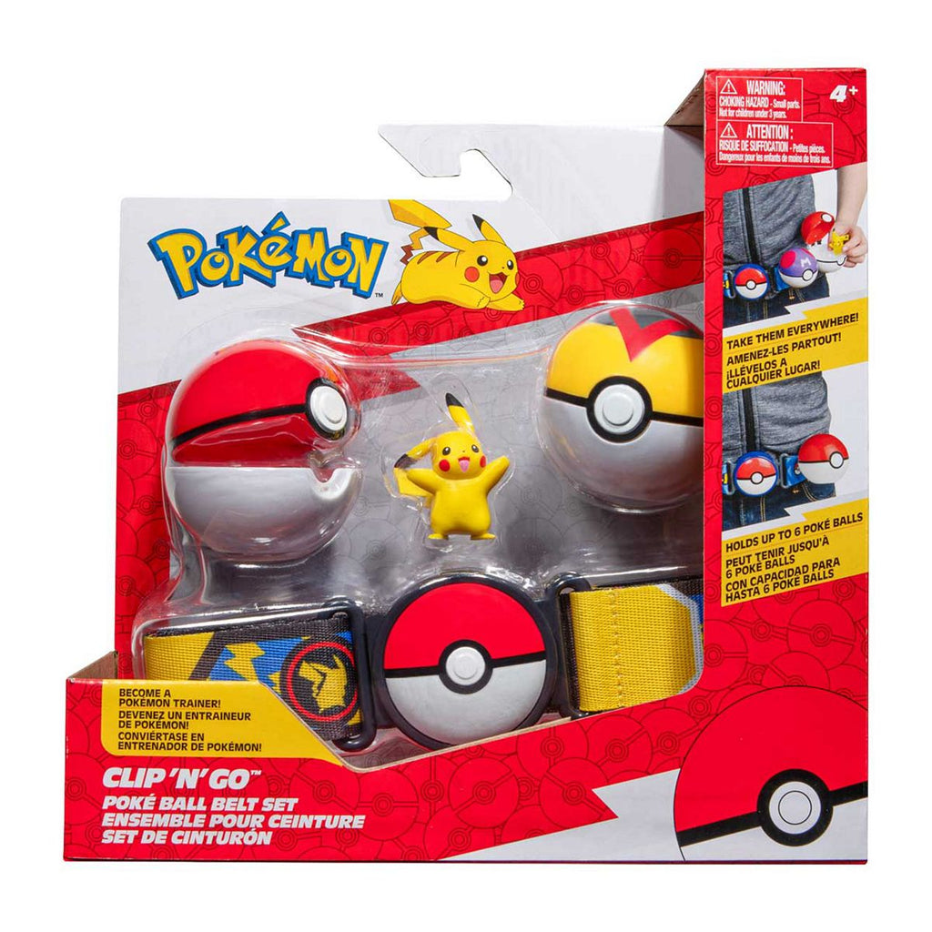 Pokemon Clip n Go Poke Ball Belt Set