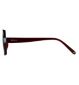 Barbour oversized retro square sunglasses burgundy - British product