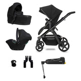 Silver Cross Wave Onyx Pushchair with Travel Pack GOODS Boots   