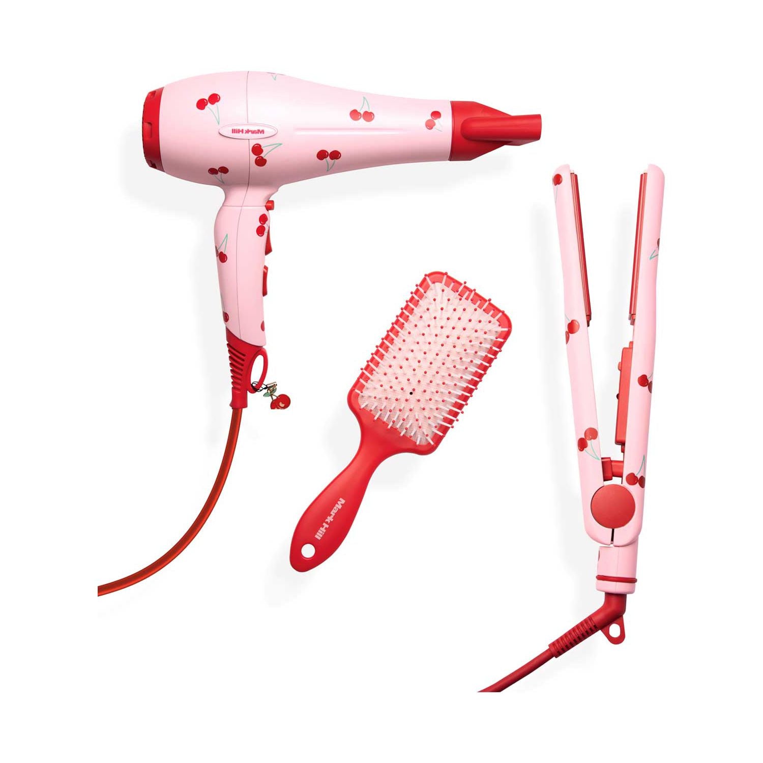 Mark Hill Cherry Edition hair styling kit, UK version