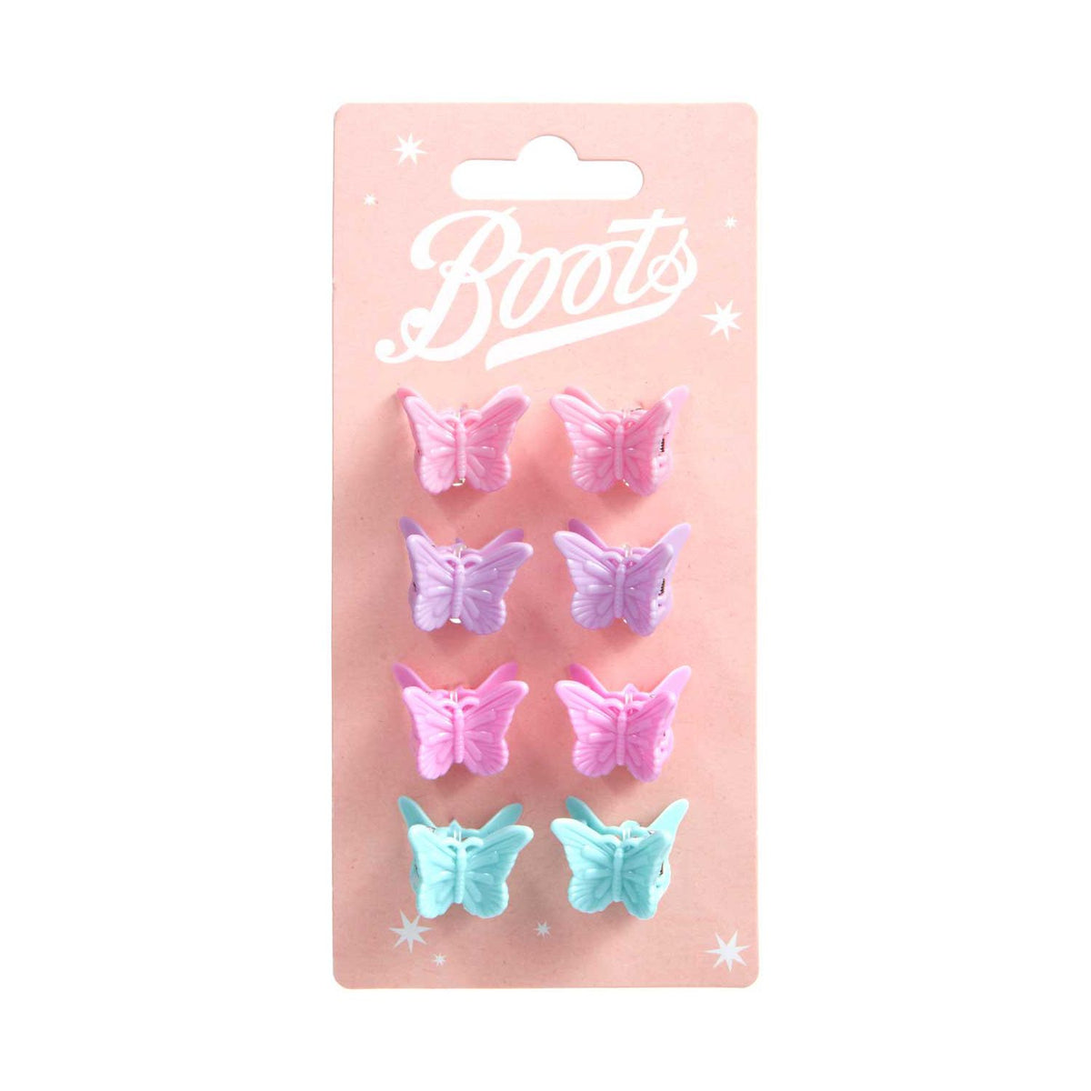 Boots Kids mini butterfly jaw clips 8pk (British brand)