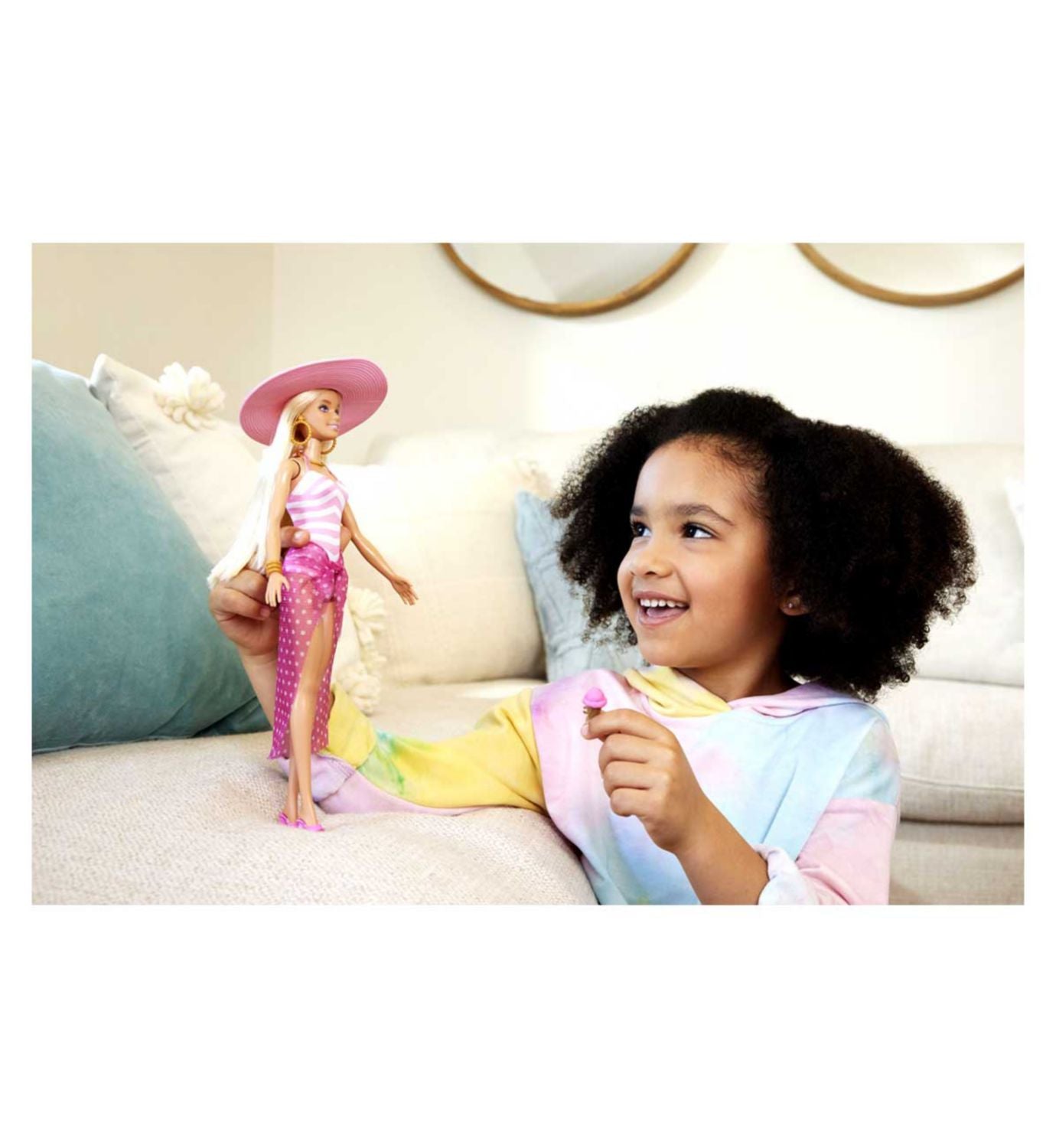 Barbie Movie Deluxe Beach Doll Blonde Hair - British product