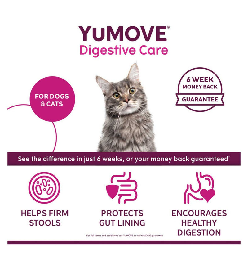 YuMOVE Digestive Care Plus pet supplement 6 sachets, imported from the UK