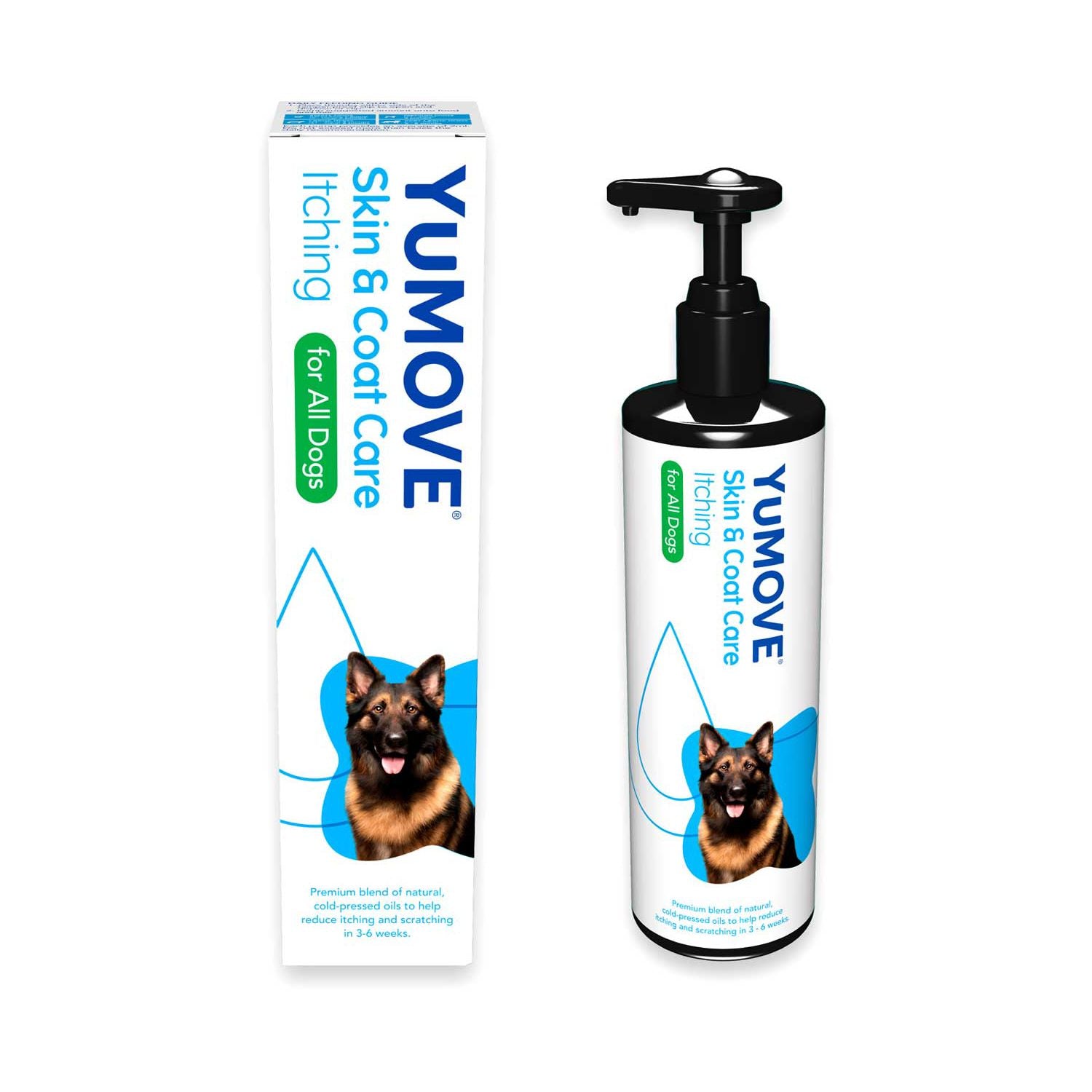 YuMOVE dog supplement skin care itching 250ml, imported from the UK