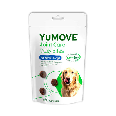 Boots YuMOVE Joint Care Daily Bites for Senior Dogs - 60 Tasty Bites- Buy online at McGrocer