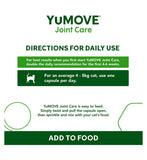 YuMOVE joint care supplement for senior cats 60 capsules, imported from the UK