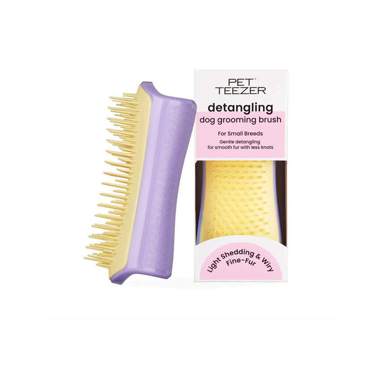 Tangle Teezer pet detangling brush small Lilac Yellow, imported from the UK