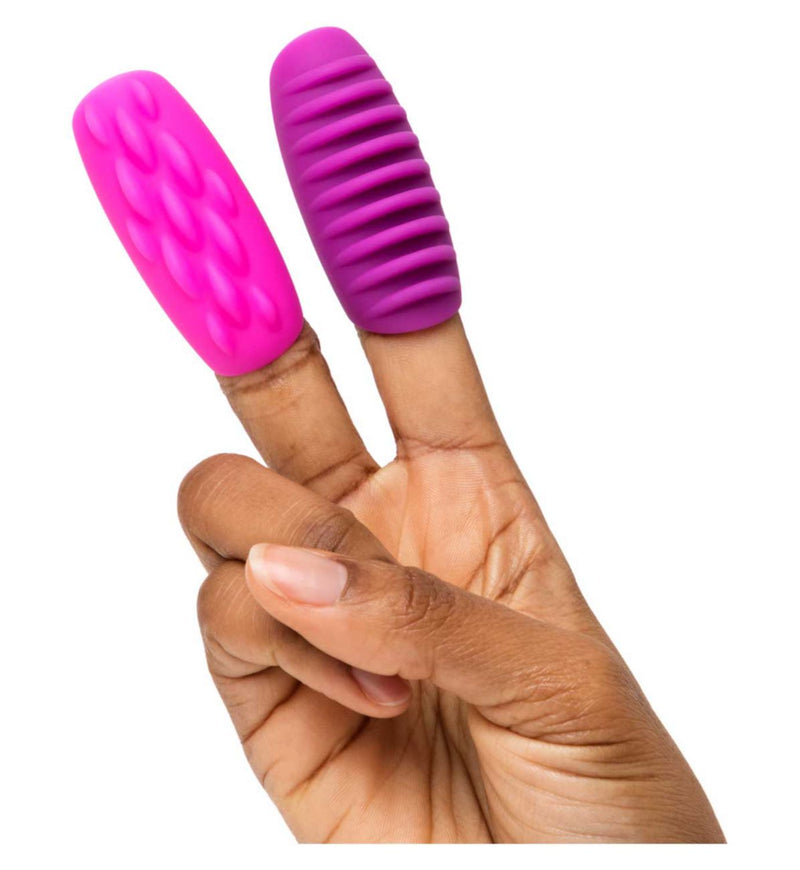 Lovehoney textured finger sleeves 2 pack (British brand)