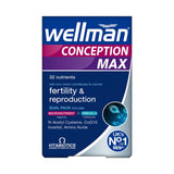 Vitabiotics Wellman Conception Max male fertility supplement 56 tablets and 28 capsules, imported from the UK