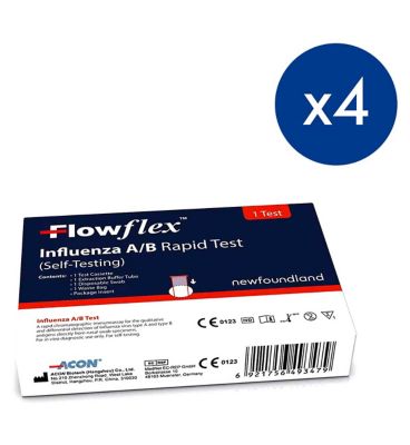 Flowflex Influenza A/B Rapid Test - 4 Tests GOODS Boots   