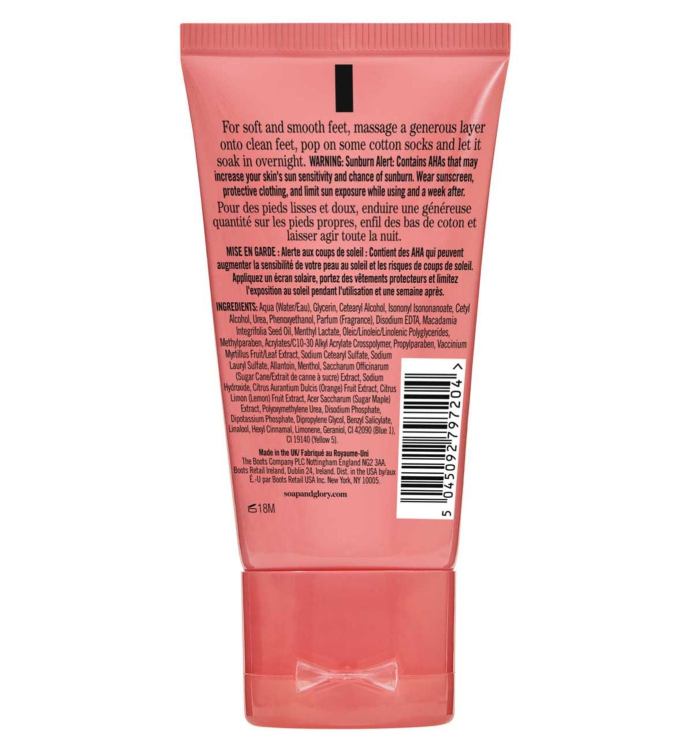 Soap & Glory Heel Genius Hydrating Foot Cream 50ml (British brand)