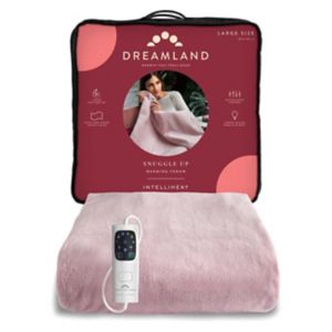 Dreamland Snuggle Up Heated Throw Pink 160x120cm - British product