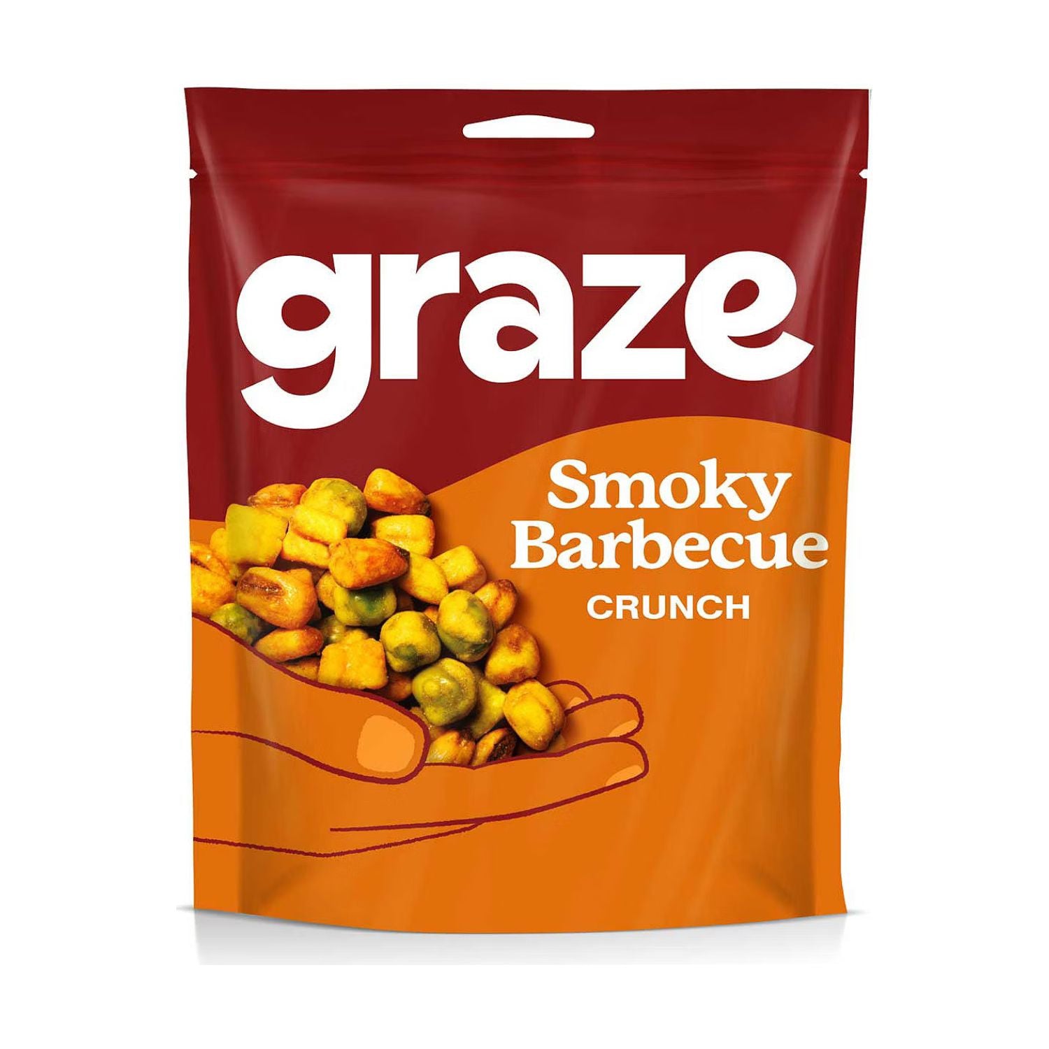 Graze snack mix Smokey Barbeque Crunch 100g, imported from the UK