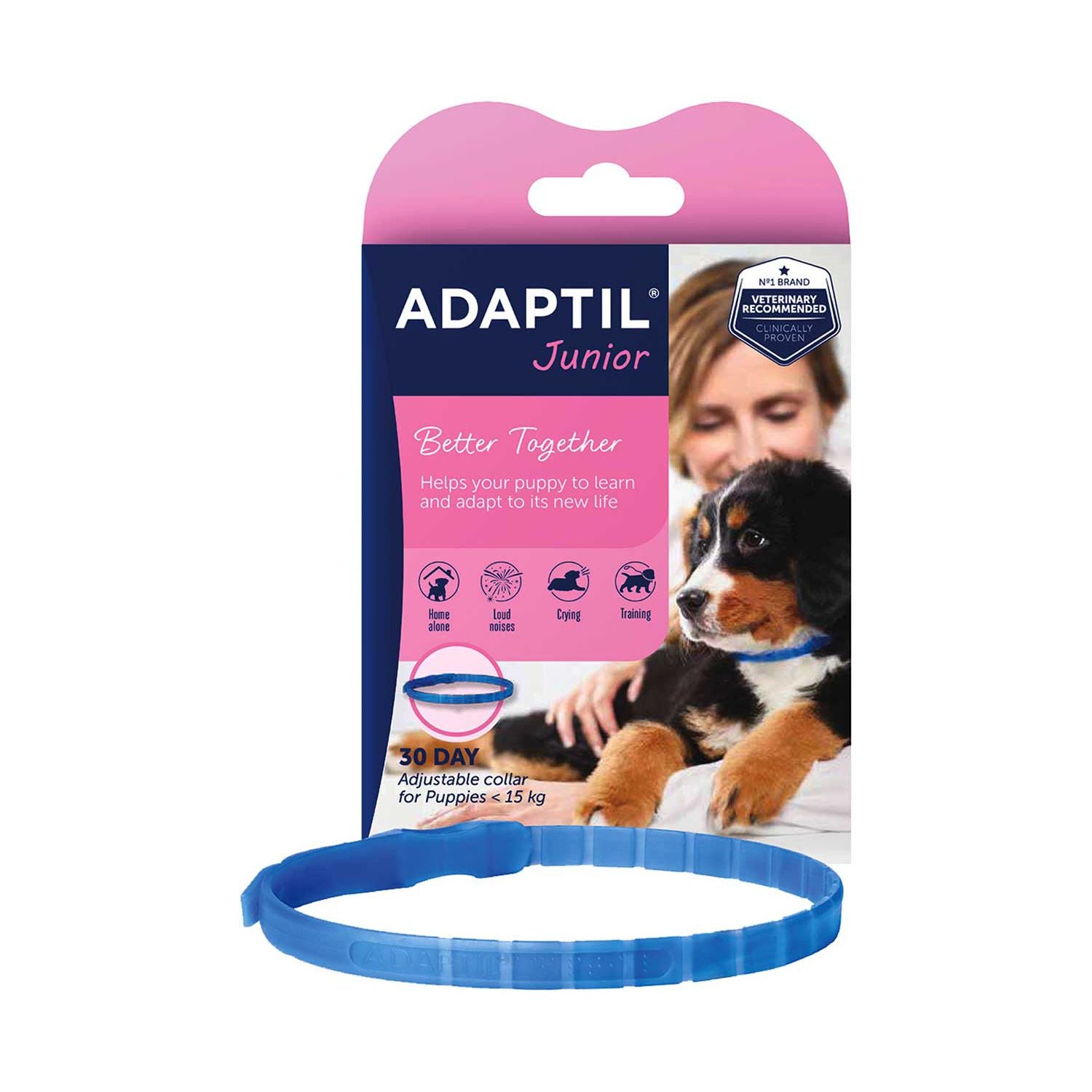 ADAPTIL Junior Calming Collar for puppies, imported from the UK