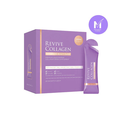 Boots Revive Collagen Menopause Beauty Sleep Drink Supplement 7,500mg 28 x 22g Sachets- Buy online at McGrocer