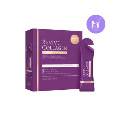 Boots Revive Collagen Menopause Max Drink Supplement 10,000mg 14 x 22g Sachets- Buy online at McGrocer