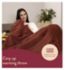Dreamland heated throw Terracotta 160 x 120 cm - British product