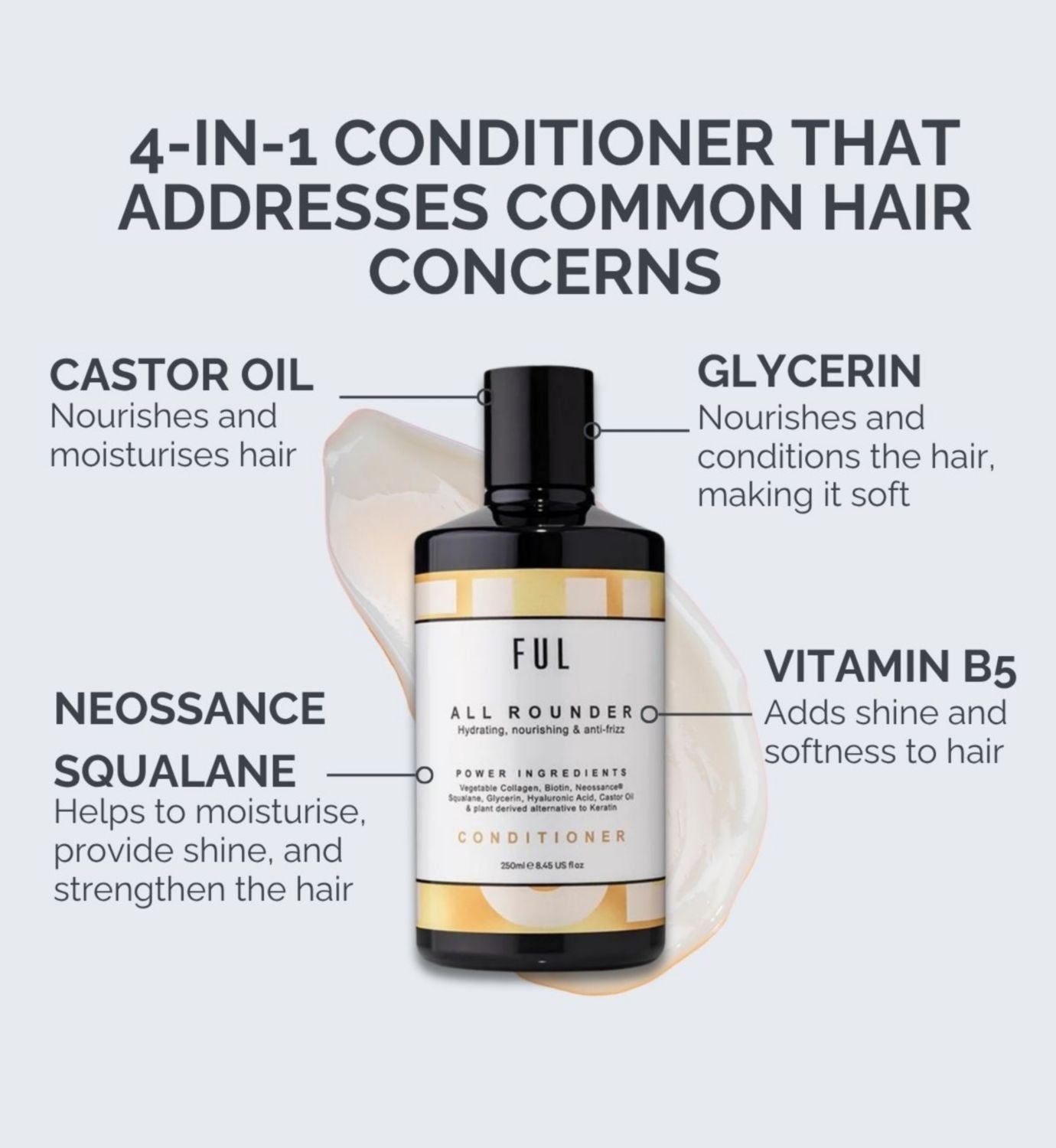 FUL All-Rounder Conditioner 250ml - British product