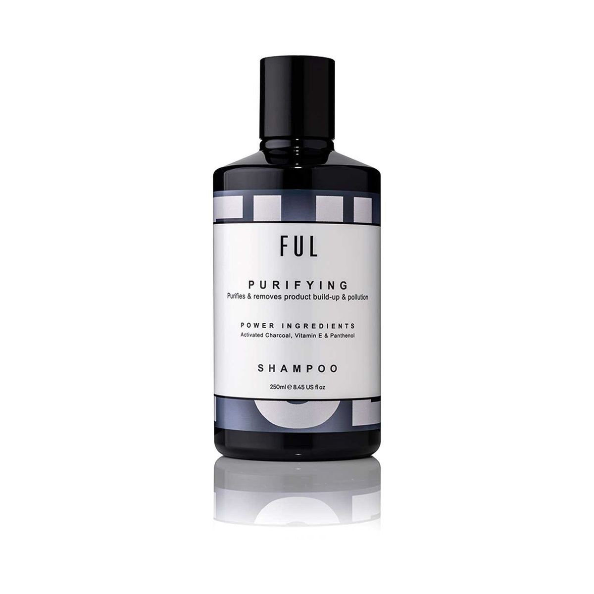 FUL purifying charcoal shampoo 250ml (British brand)