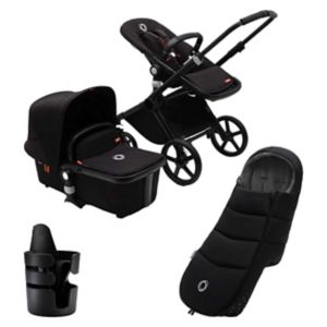 Poussette Bugaboo Fox Cub 3 Pièces avec Nacelle Noir