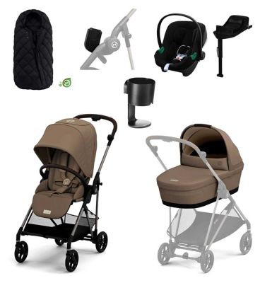 Cybex Melio 6 Piece Bundle - Seashell Beige