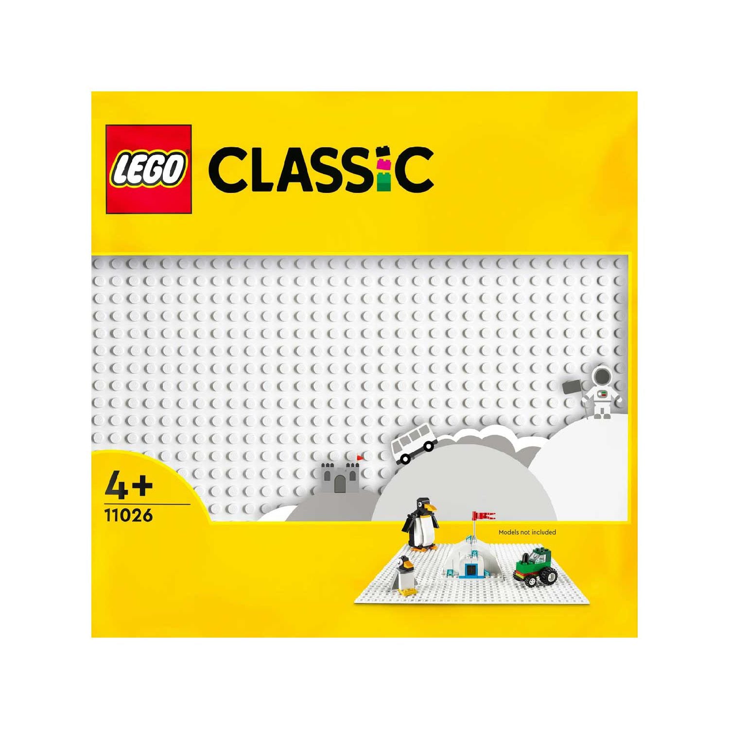 LEGO Classic white baseplate 32x32 studs - British product
