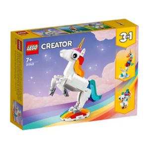 Boots LEGO Creator 3 i 1 Magisk Enhjørning Byggleketøysett- Kjøp online hos McGrocer