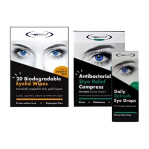 Kit de rafraîchissement oculaire quotidien en 3 étapes The Eye Doctor