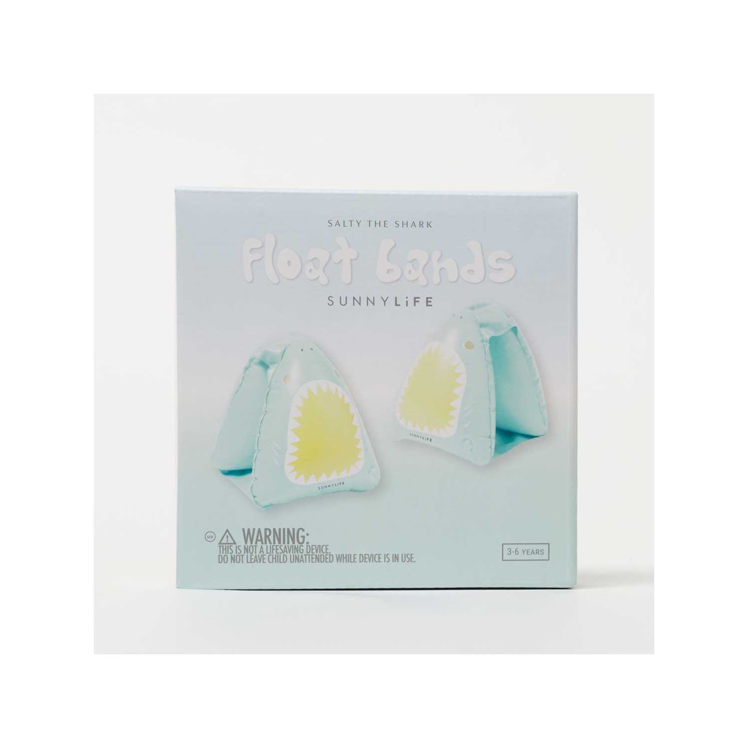 Sunnylife Salty Shark float bands for kids, imported from the UK