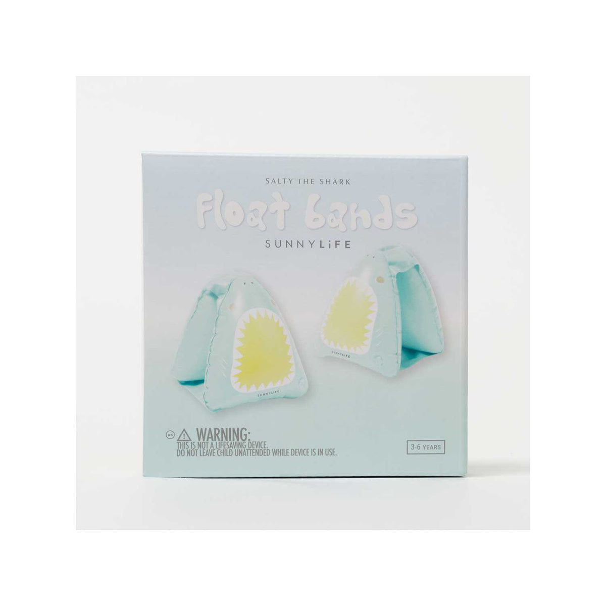 Sunnylife Salty Shark float bands for kids, imported from the UK