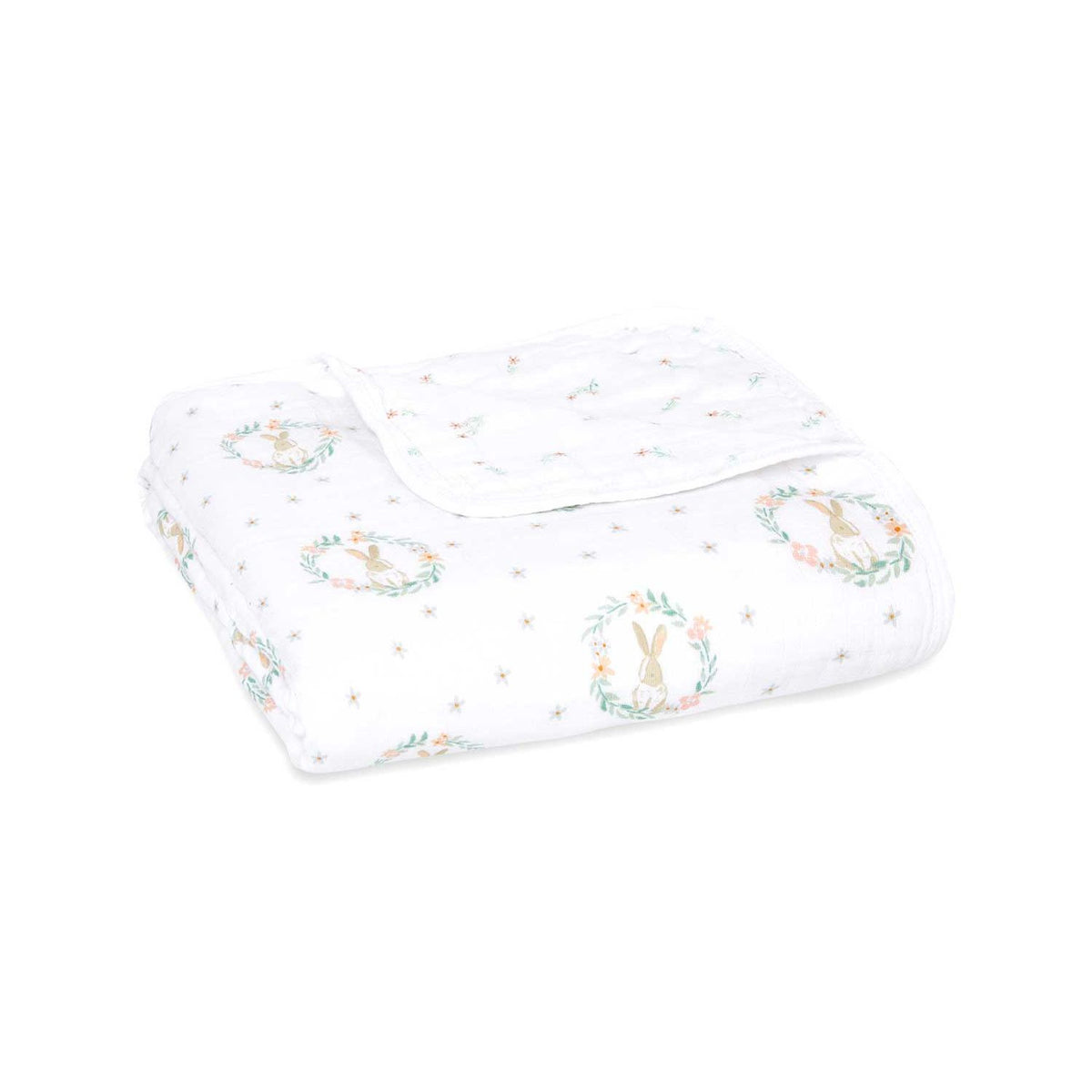 Aden + Anais cotton muslin blanket Blushing Bunnies - British product