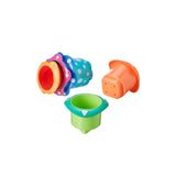 Nuby stacking cups bath toy with sprinkle holes - British product