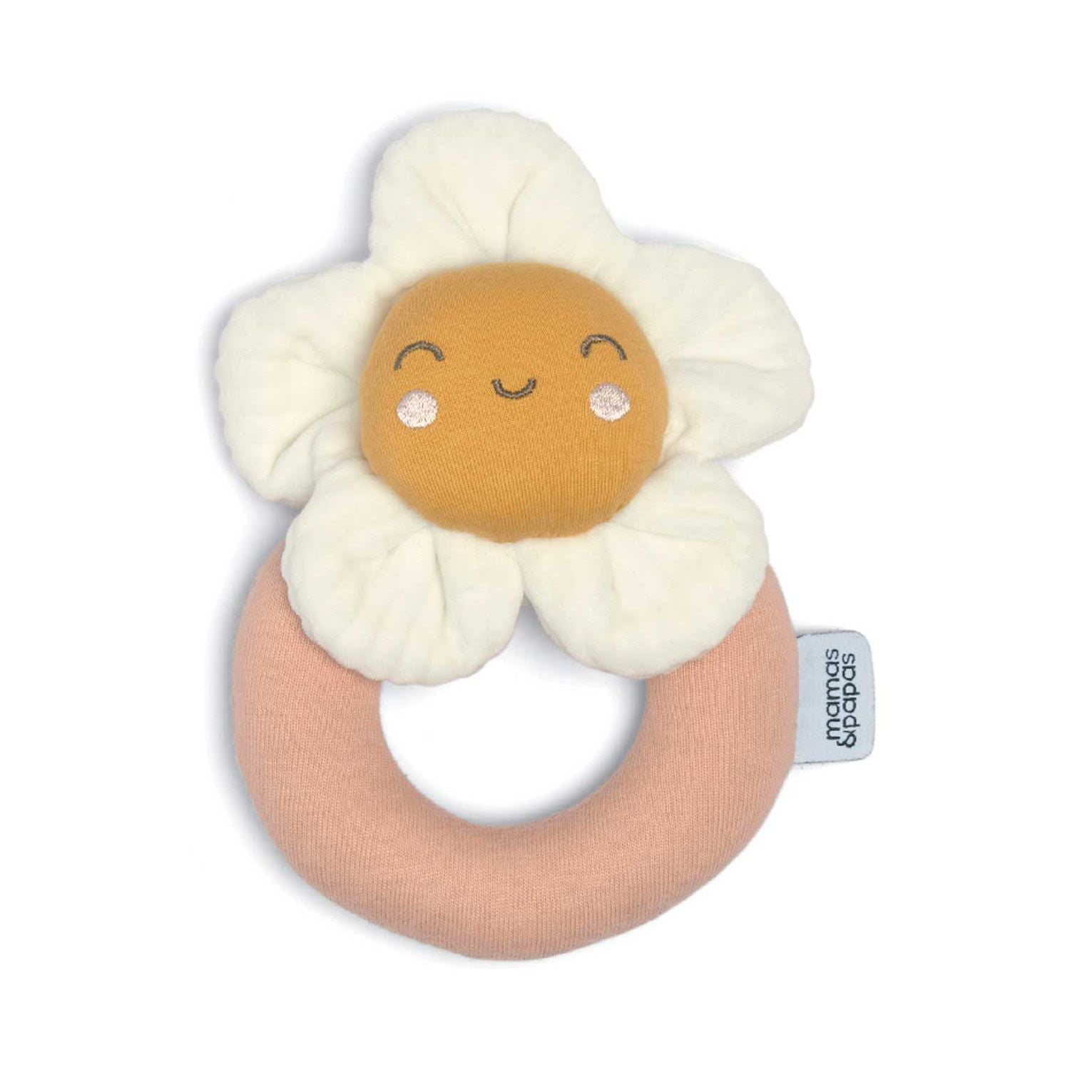 Mamas & Papas Grateful Garden flower ring rattle, imported from the UK