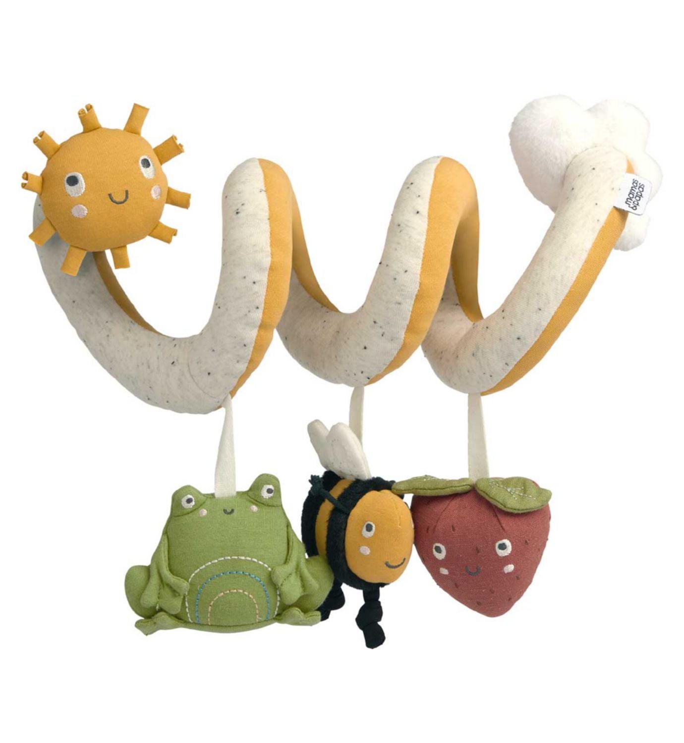 Mamas & Papas Grateful Garden activity spiral toy - British product