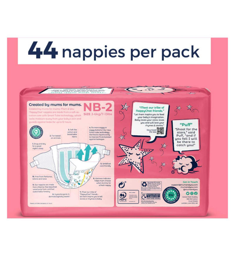 Mum & You Premium Performance Eco Nappies Size 2 - British product