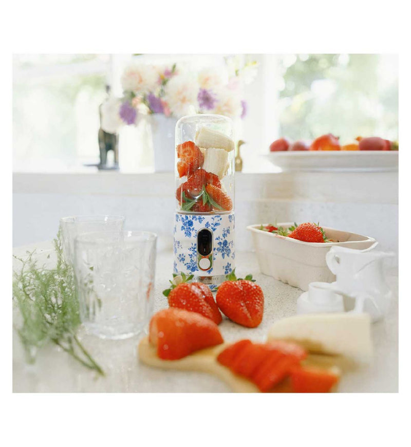Laura Ashley USB smoothie maker China Rose 450ml, imported from the UK