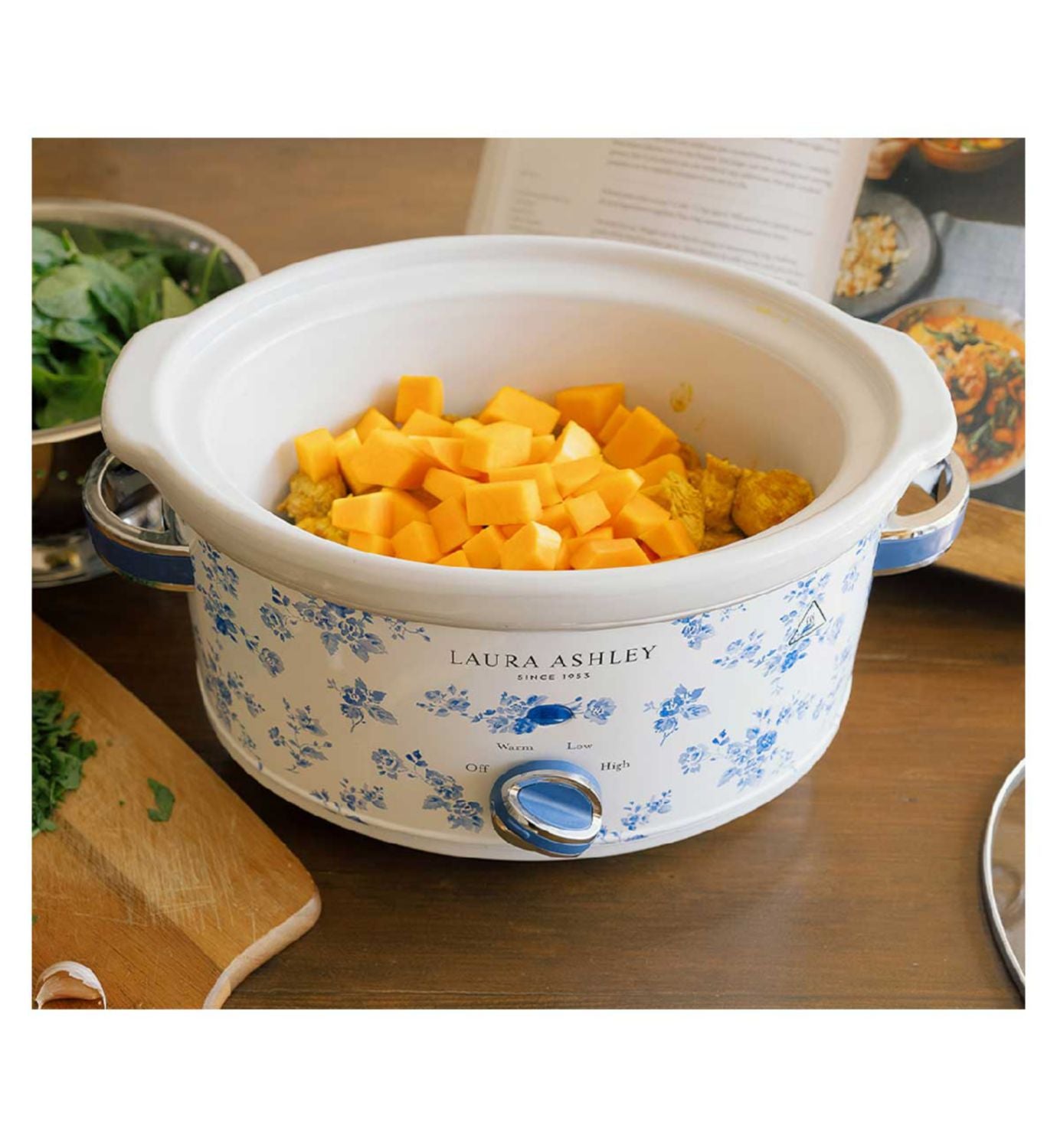 Laura Ashley slow cooker China Rose 3.5L, UK version
