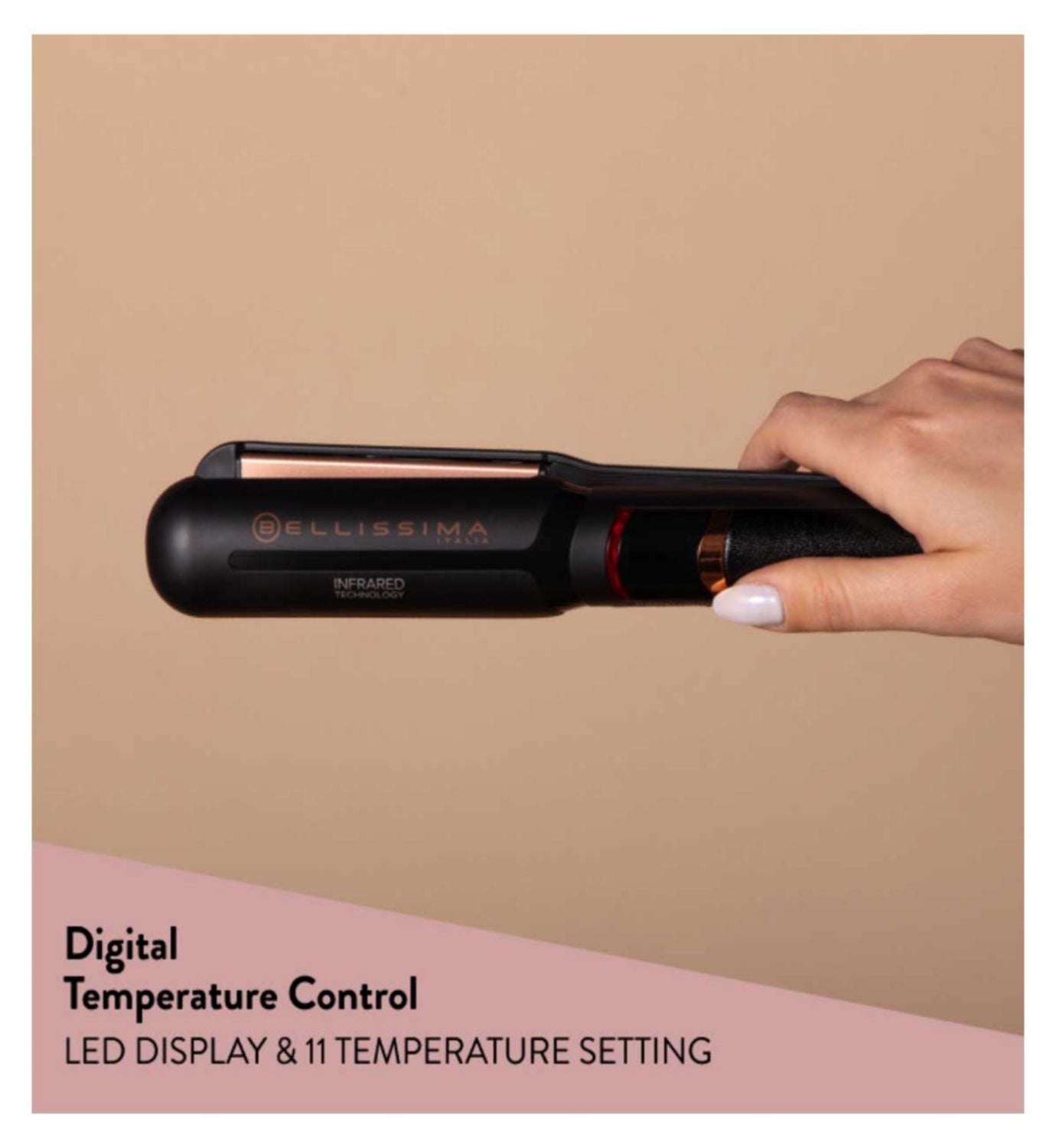Bellissima Italia Creativity Infrared Straightener - British product
