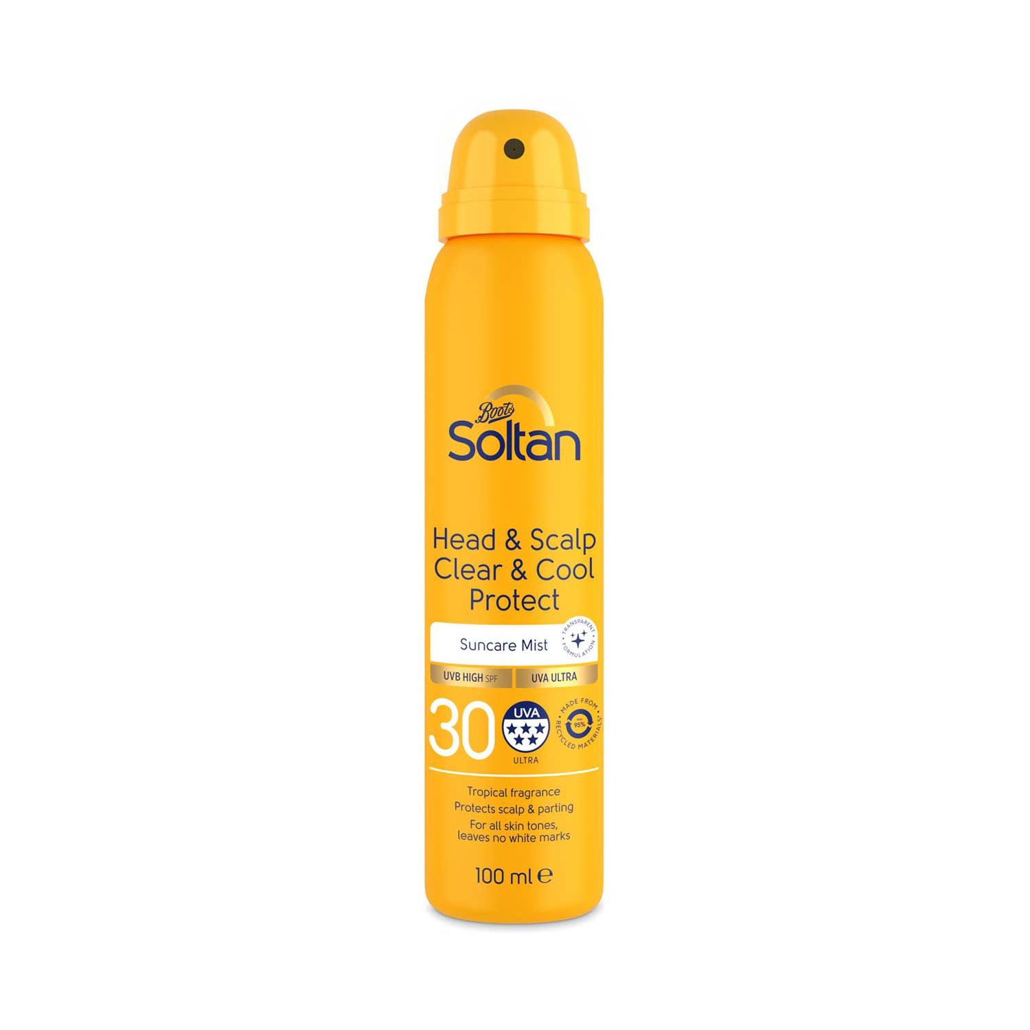 Soltan head and scalp mist SPF30 100ml, imported from the UK