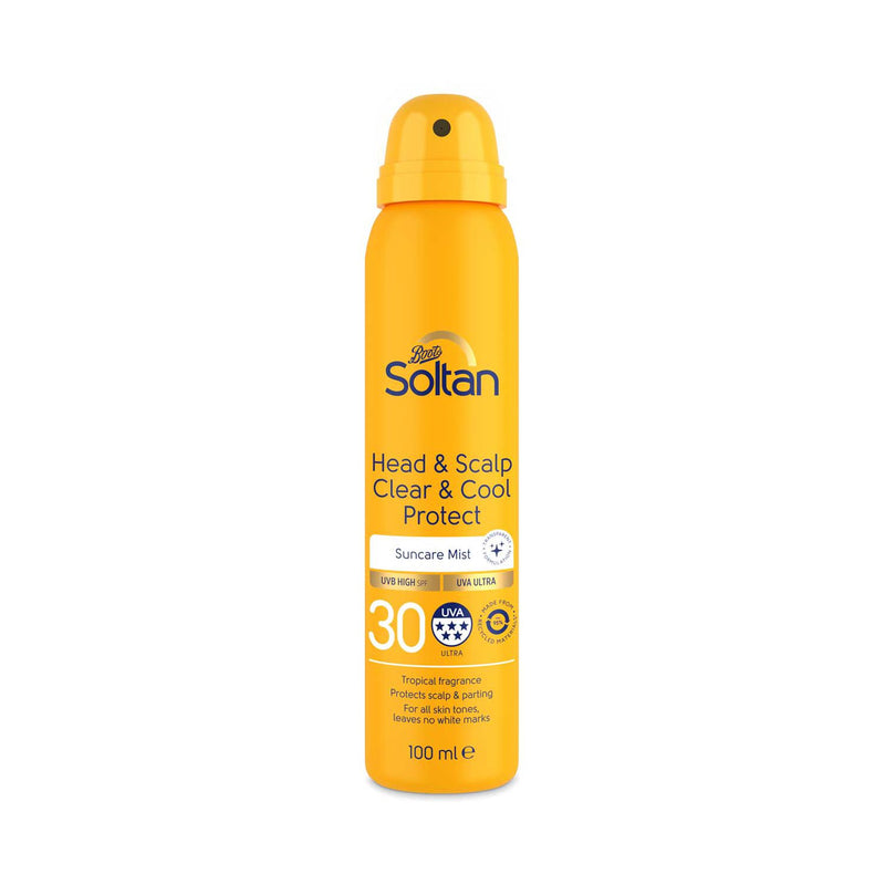 Soltan head and scalp mist SPF30 100ml, imported from the UK