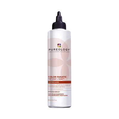 Boots Pureology Color Fanatic Top Coat + Tone Copper Glaze Toner for Copper-Treated Hair 200ml- Buy online at McGrocer