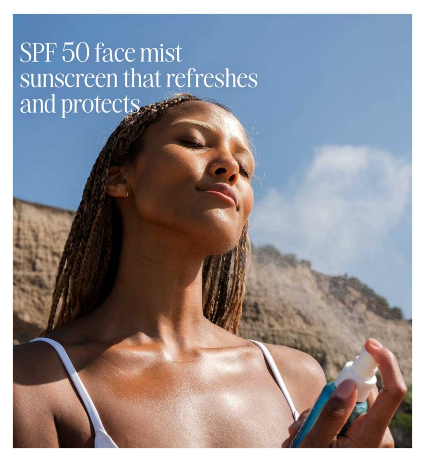 Coola face sunscreen mist SPF 50 100ml - British product