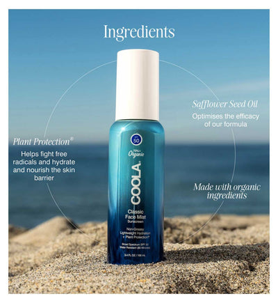 Coola Face Sunscreen Mist SPF 50 100ml