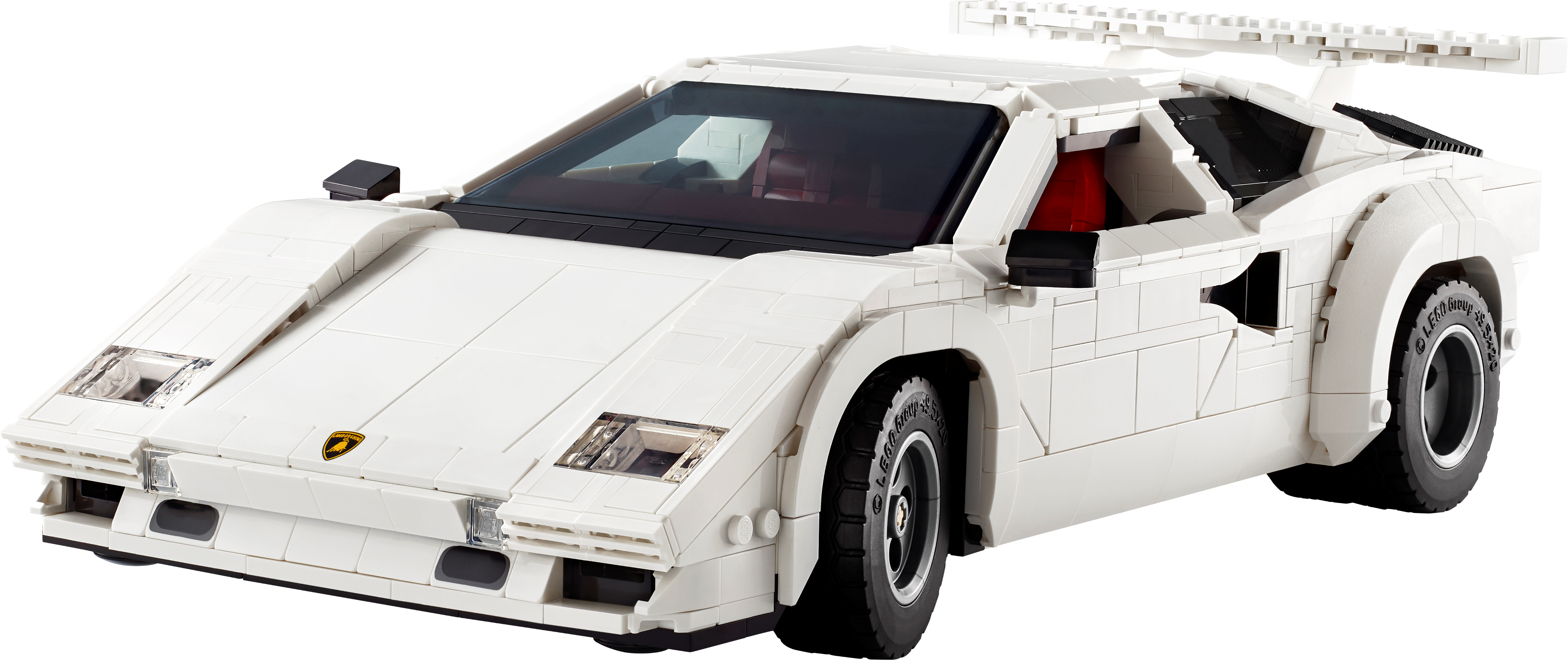 LEGO Lamborghini Countach 5000 Quattrovalvole Building Set 1506 Pieces, UK version