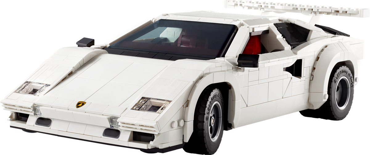LEGO Lamborghini Countach 5000 Quattrovalvole Building Set 1506 Pieces, UK version