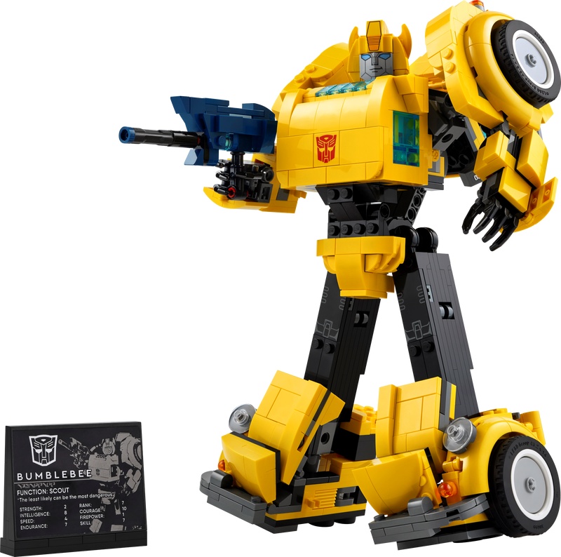 LEGO Icons Bumblebee 950 Piece Building Model Set - British product