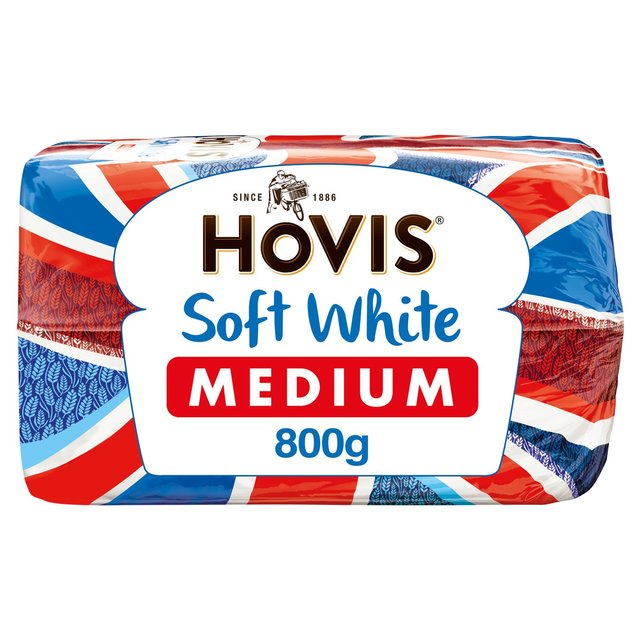 Hovis Medium Sliced Soft White Bread   800g