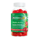Berocca Multi Action Gummies Cherry Flavour 60 Count - British product